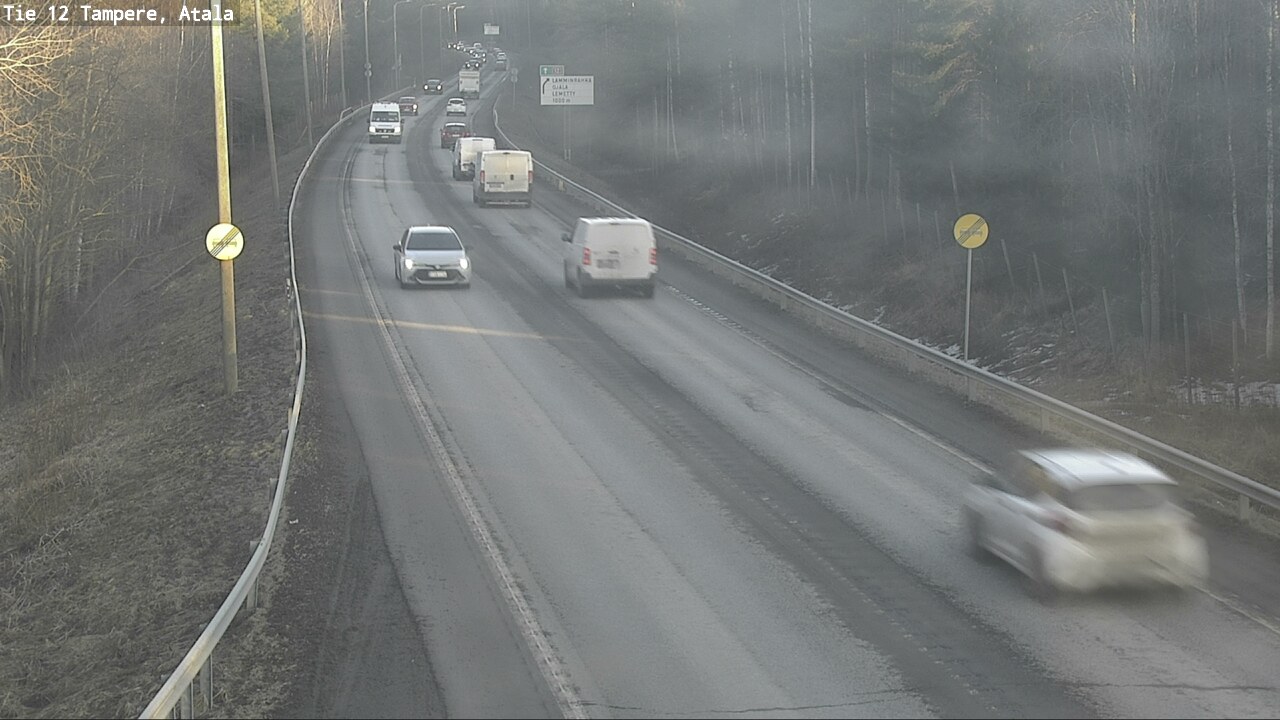 Weather Camera Image Road 12 Tampere, Atala, Tampere, Pirkanmaa