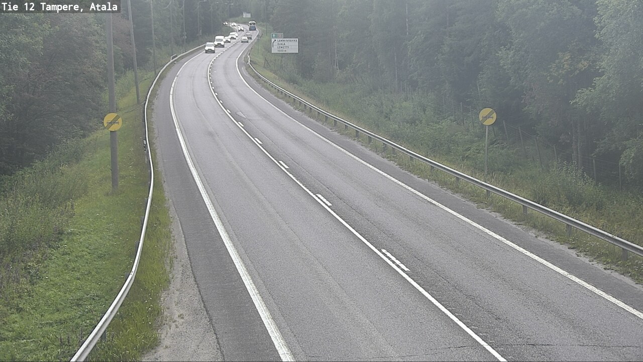 Weather Camera Image Road 12 Tampere, Atala, Tampere, Pirkanmaa