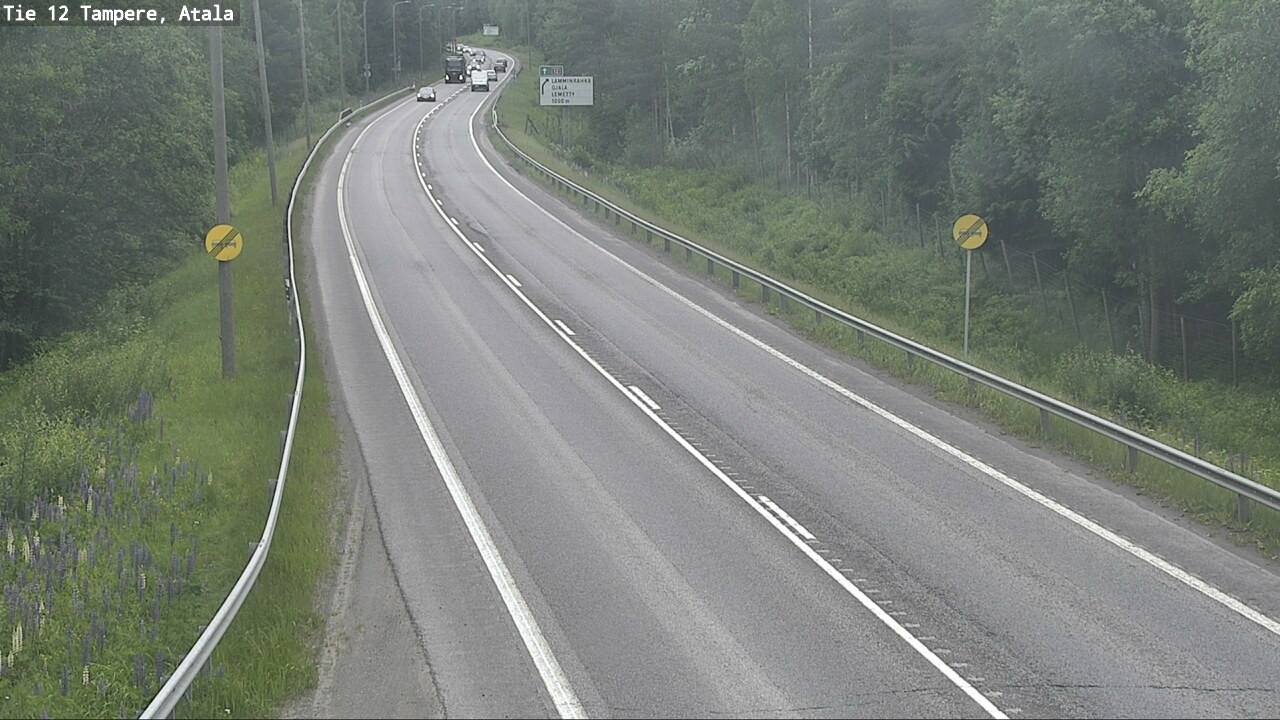 Weather Camera Image Road 12 Tampere, Atala, Tampere, Pirkanmaa