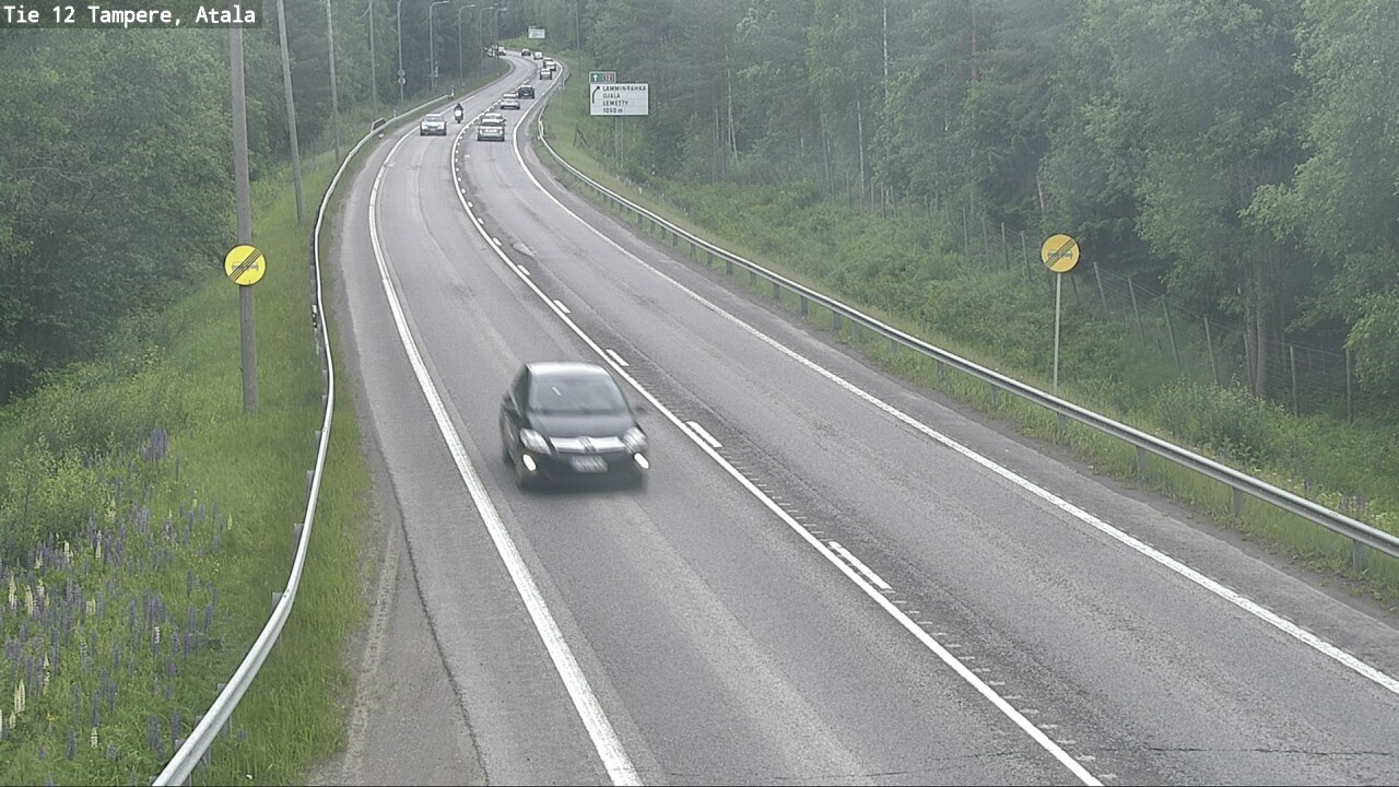Weather Camera Image Road 12 Tampere, Atala, Tampere, Pirkanmaa