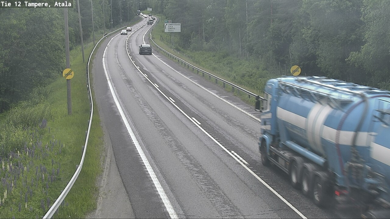 Weather Camera Image Road 12 Tampere, Atala, Tampere, Pirkanmaa