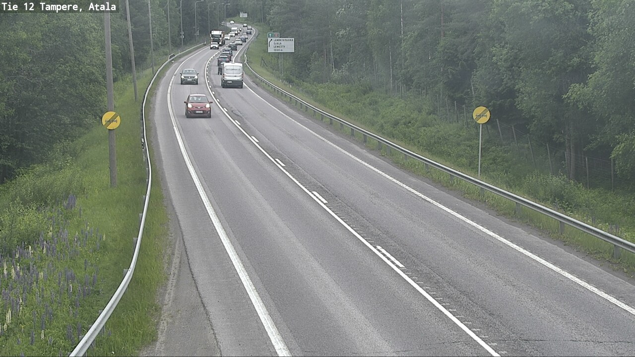 Weather Camera Image Road 12 Tampere, Atala, Tampere, Pirkanmaa