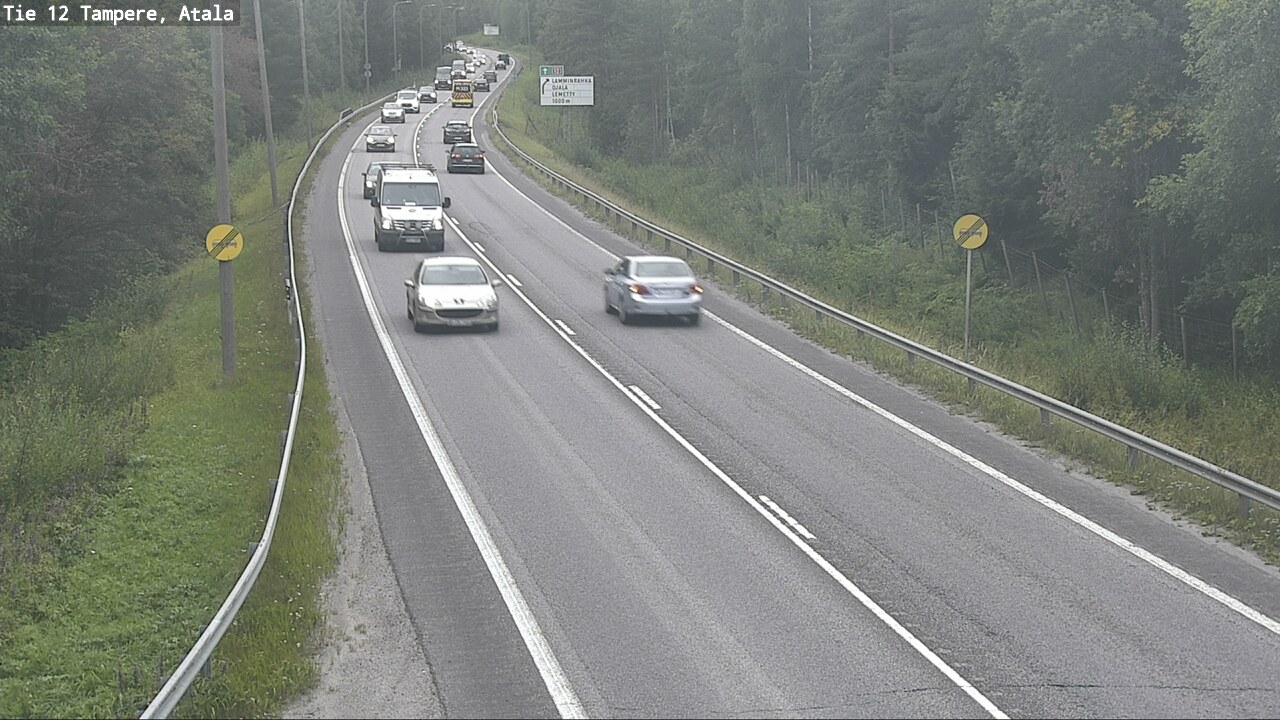 Weather Camera Image Road 12 Tampere, Atala, Tampere, Pirkanmaa