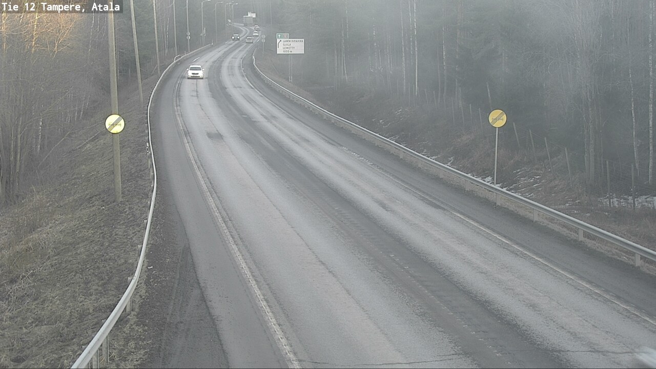 Weather Camera Image Road 12 Tampere, Atala, Tampere, Pirkanmaa