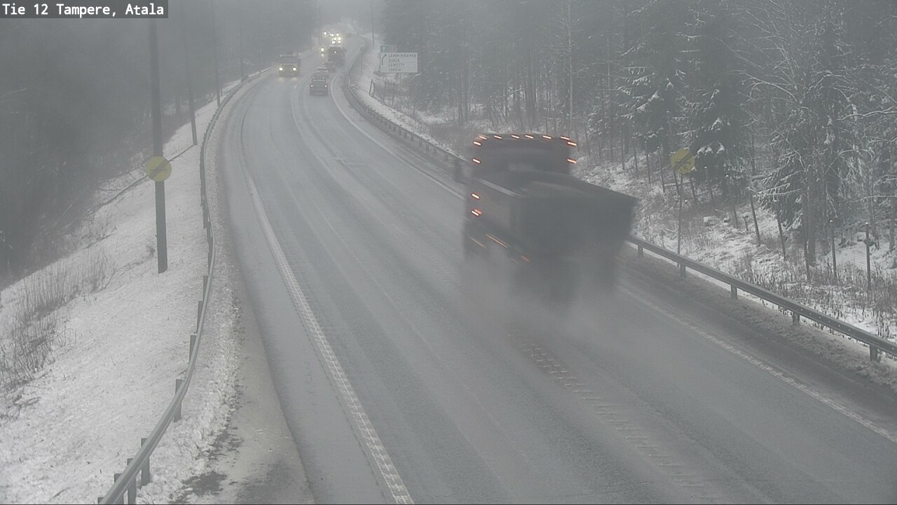 Weather Camera Image Väg 12 Tammerfors, Atala, Tampere, Pirkanmaa
