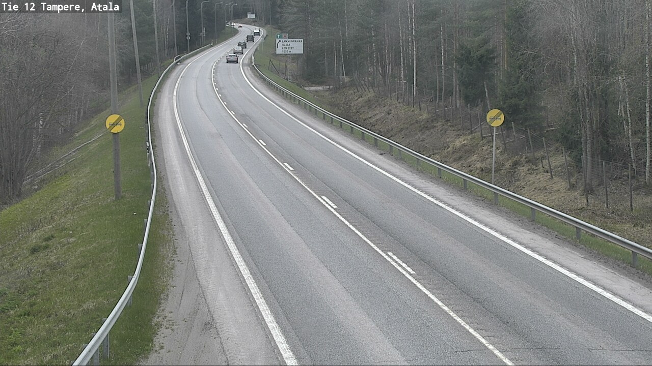 Weather Camera Image Road 12 Tampere, Atala, Tampere, Pirkanmaa