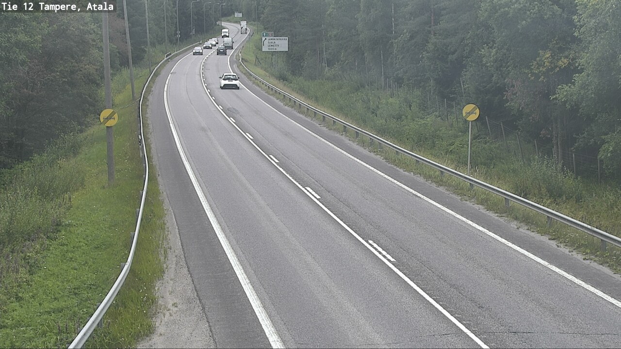 Weather Camera Image Road 12 Tampere, Atala, Tampere, Pirkanmaa