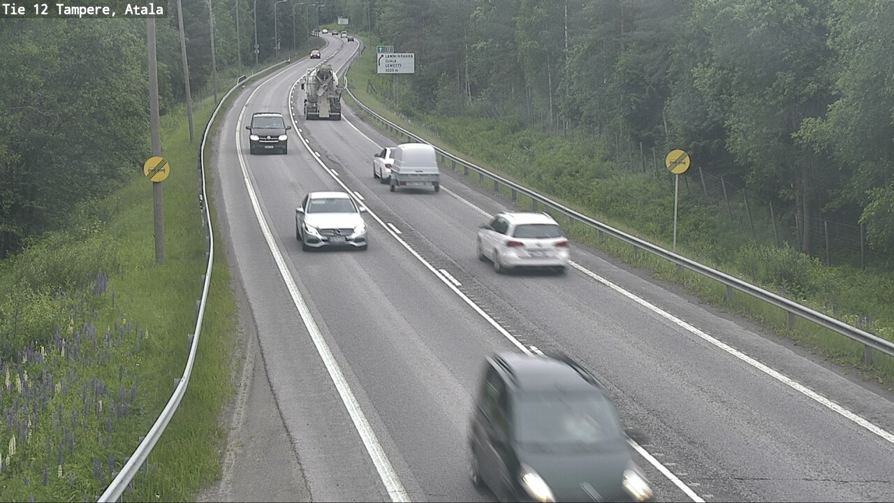 Weather Camera Image Road 12 Tampere, Atala, Tampere, Pirkanmaa