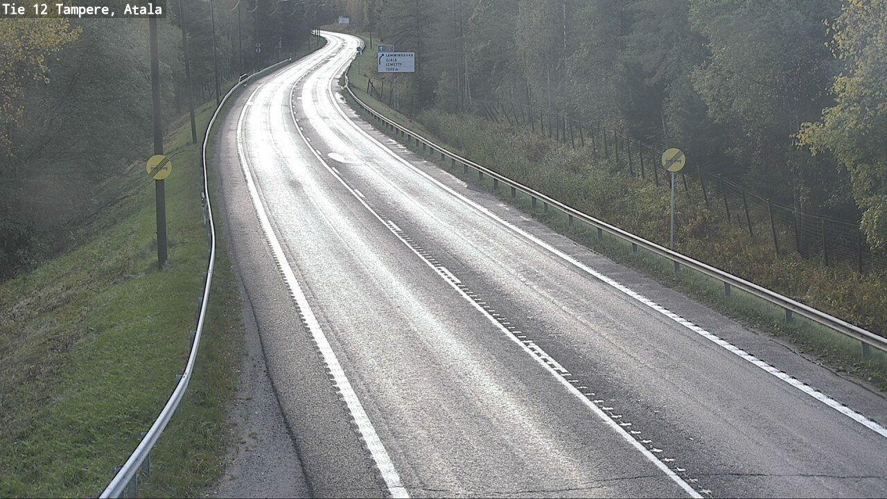 Weather Camera Image Road 12 Tampere, Atala, Tampere, Pirkanmaa