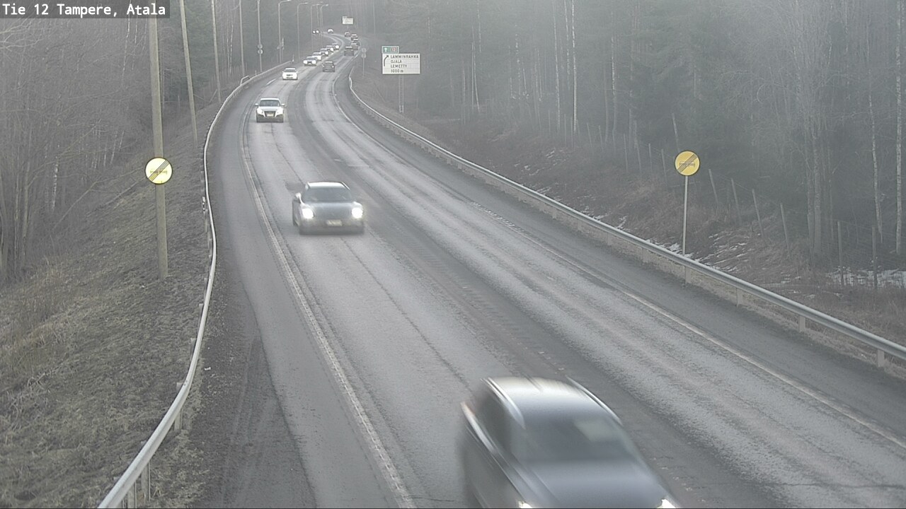 Weather Camera Image Road 12 Tampere, Atala, Tampere, Pirkanmaa