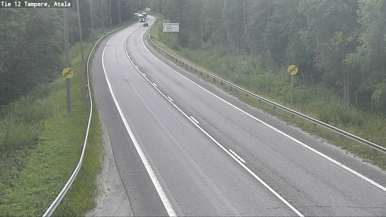 Weather Camera Image Road 12 Tampere, Atala, Tampere, Pirkanmaa