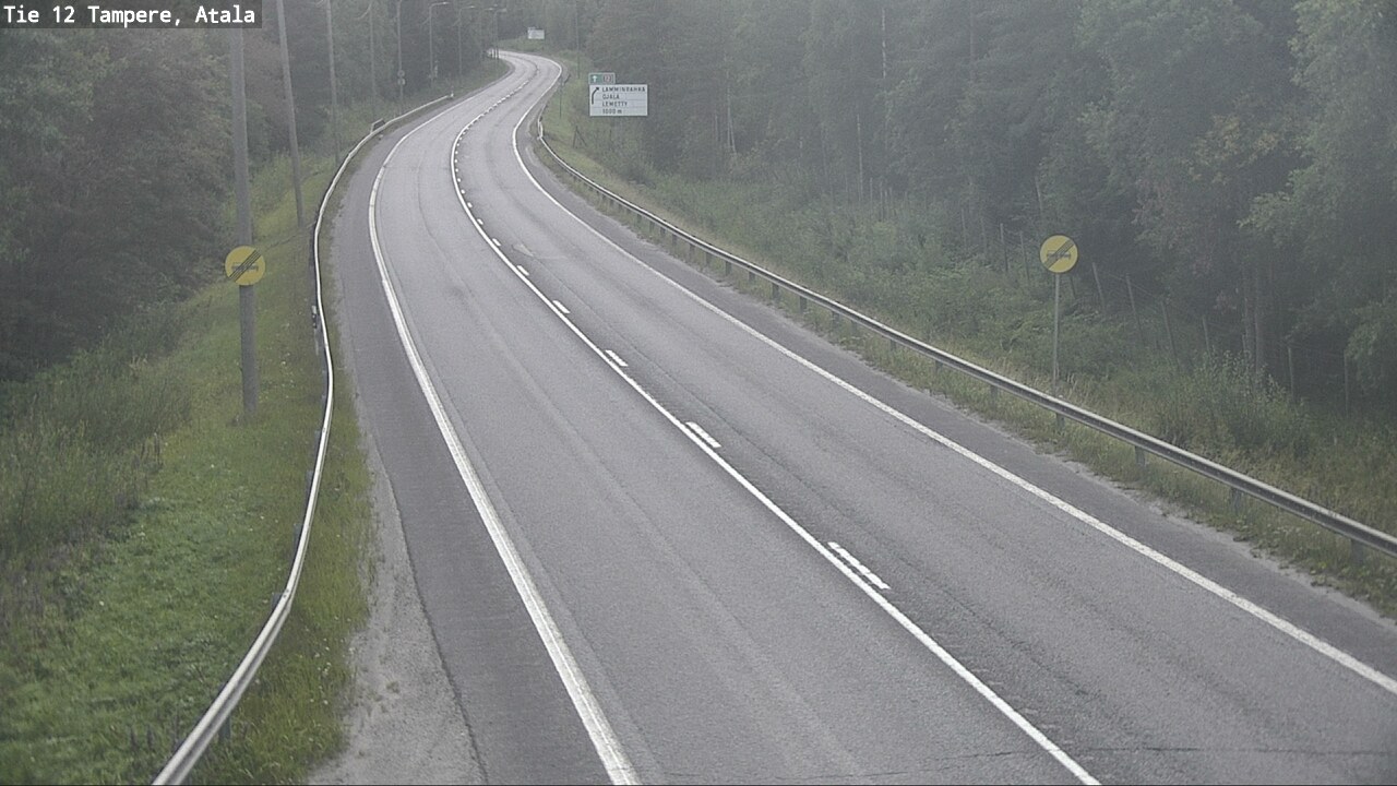 Weather Camera Image Road 12 Tampere, Atala, Tampere, Pirkanmaa