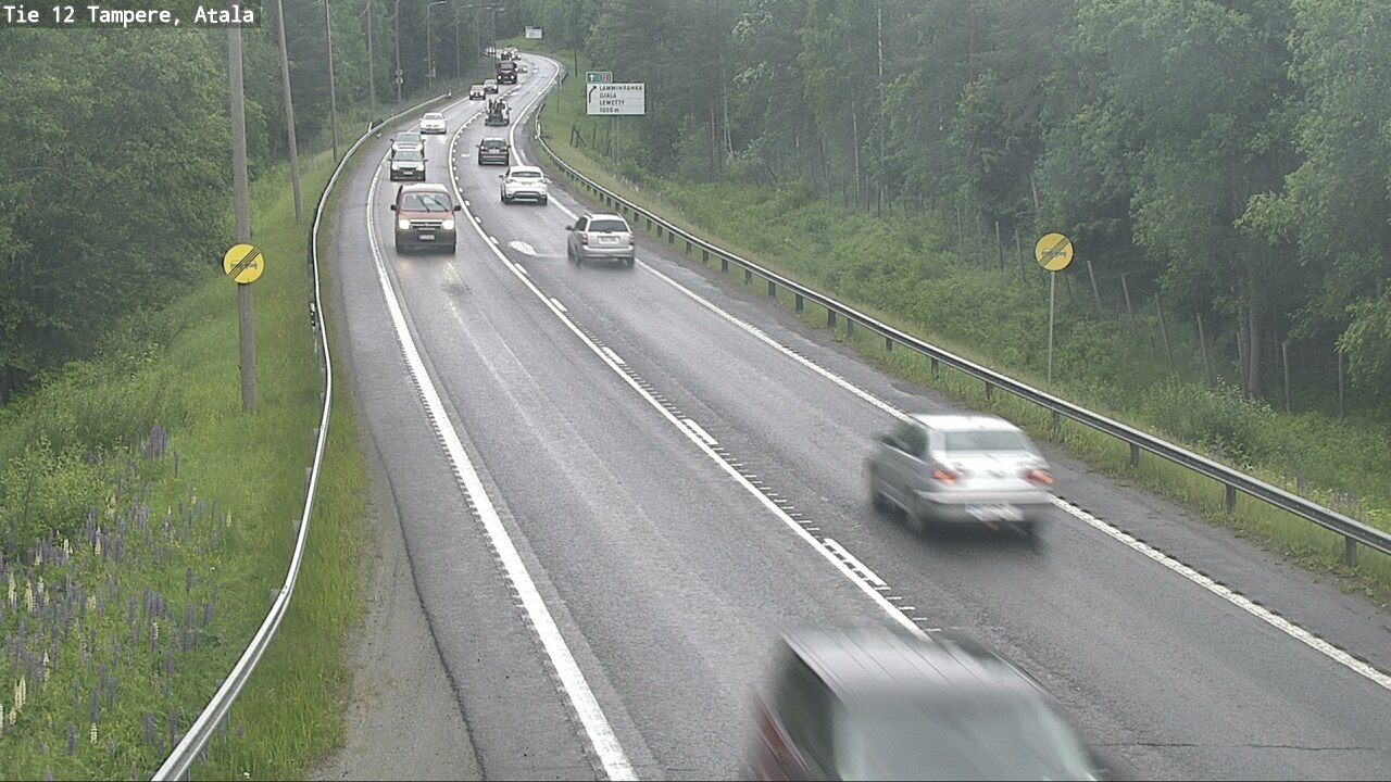 Weather Camera Image Road 12 Tampere, Atala, Tampere, Pirkanmaa