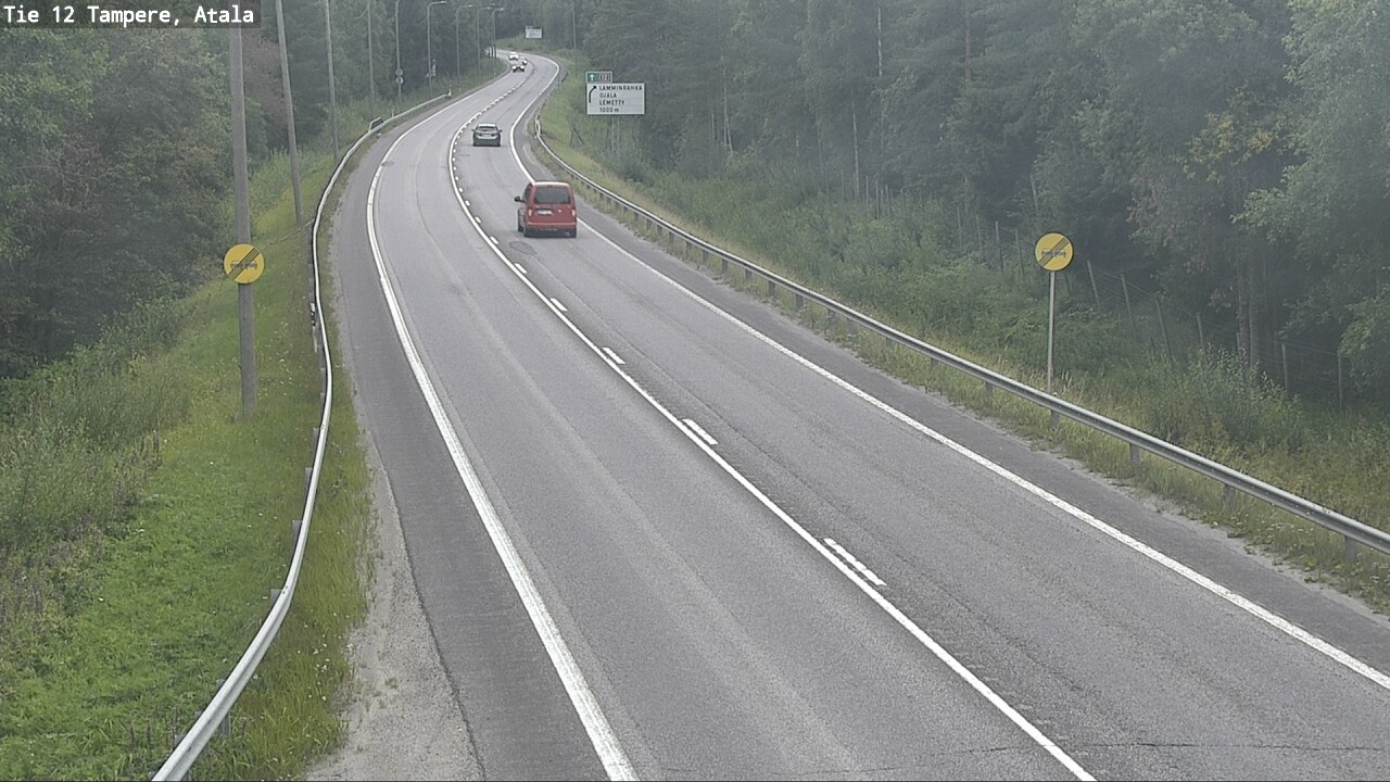 Weather Camera Image Road 12 Tampere, Atala, Tampere, Pirkanmaa