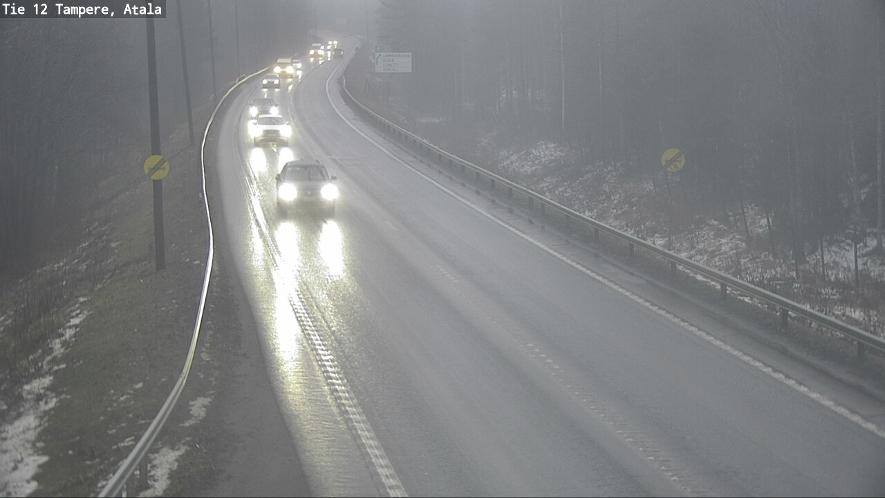 Weather Camera Image Road 12 Tampere, Atala, Tampere, Pirkanmaa