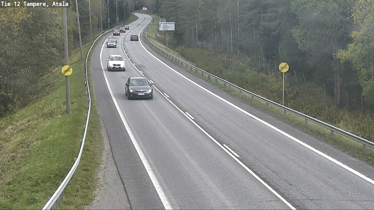 Weather Camera Image Road 12 Tampere, Atala, Tampere, Pirkanmaa