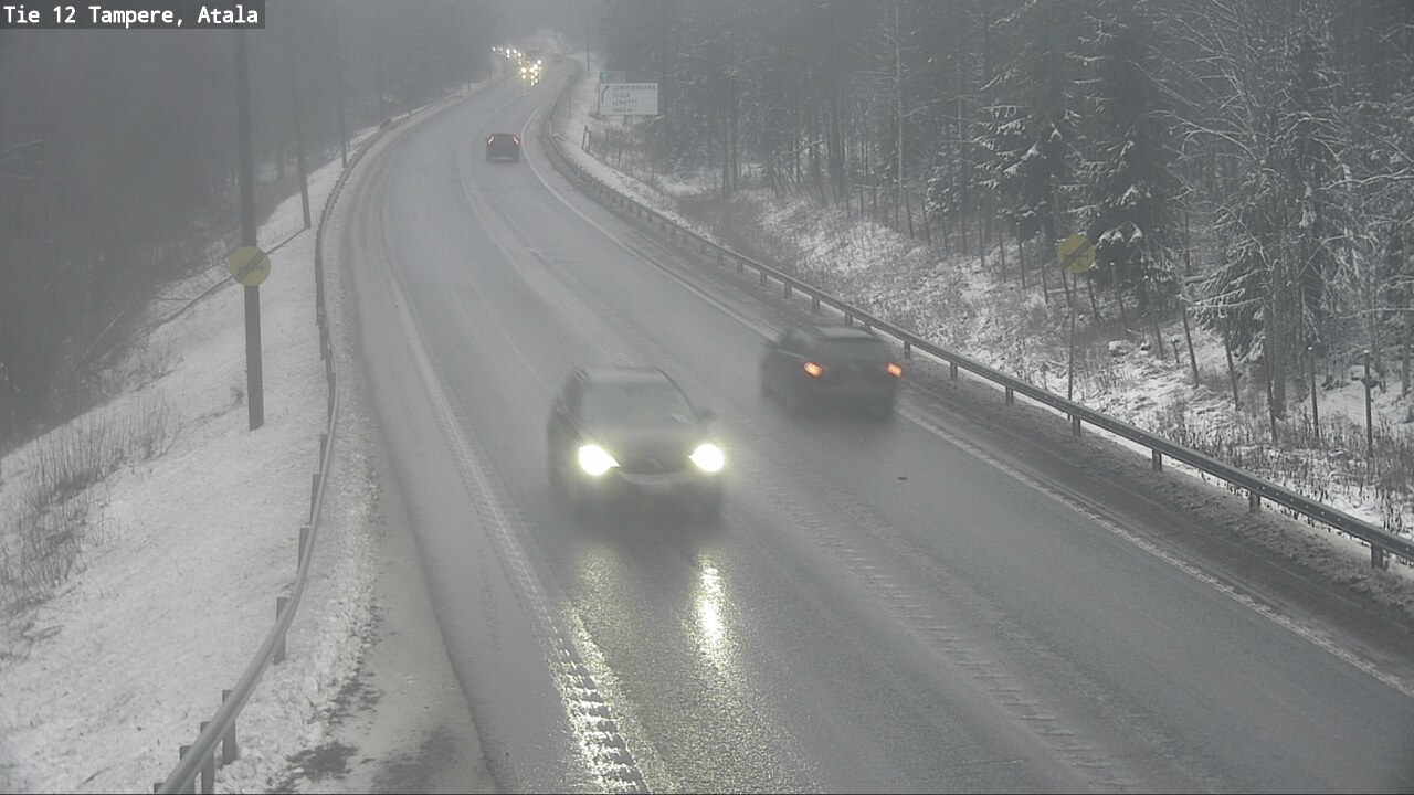 Weather Camera Image Väg 12 Tammerfors, Atala, Tampere, Pirkanmaa