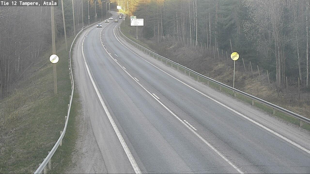 Weather Camera Image Road 12 Tampere, Atala, Tampere, Pirkanmaa