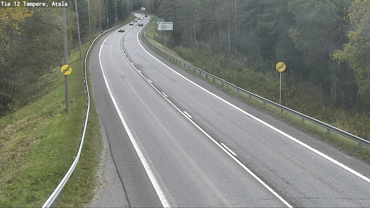 Weather Camera Image Road 12 Tampere, Atala, Tampere, Pirkanmaa