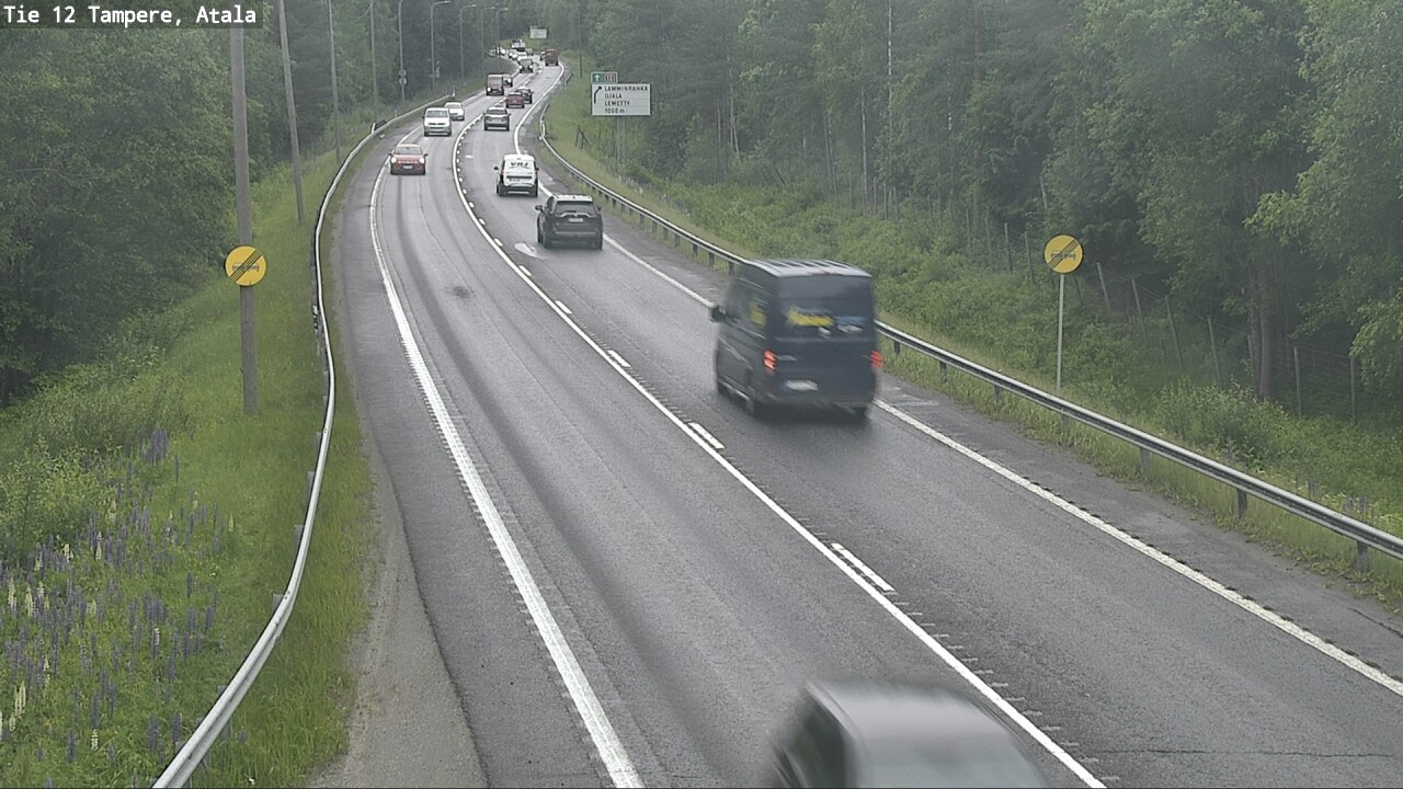 Weather Camera Image Road 12 Tampere, Atala, Tampere, Pirkanmaa