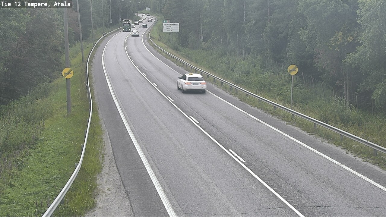 Weather Camera Image Road 12 Tampere, Atala, Tampere, Pirkanmaa