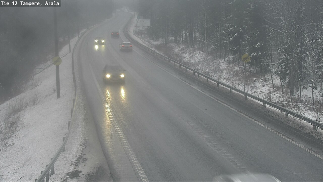 Weather Camera Image Väg 12 Tammerfors, Atala, Tampere, Pirkanmaa