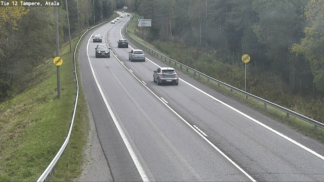 Weather Camera Image Road 12 Tampere, Atala, Tampere, Pirkanmaa