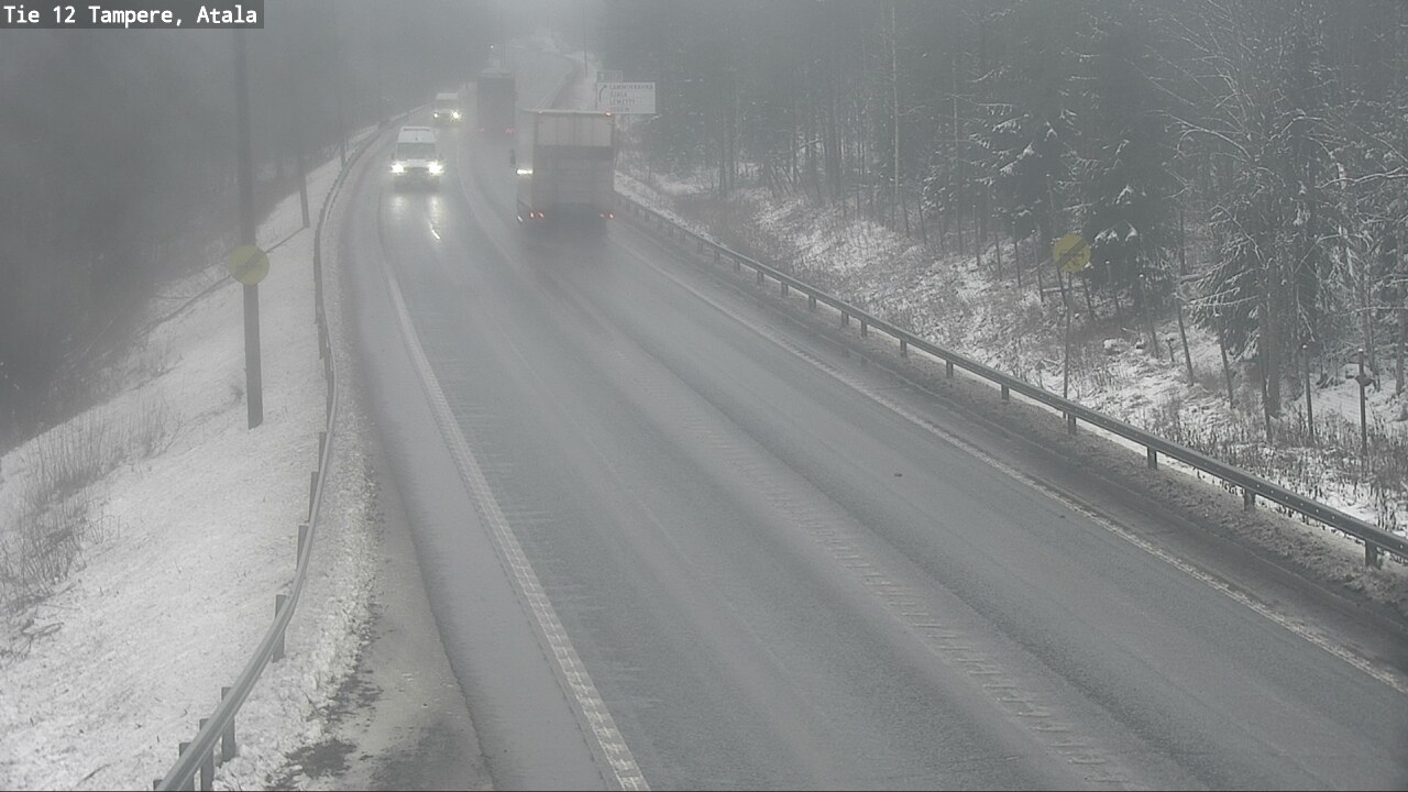Weather Camera Image Väg 12 Tammerfors, Atala, Tampere, Pirkanmaa