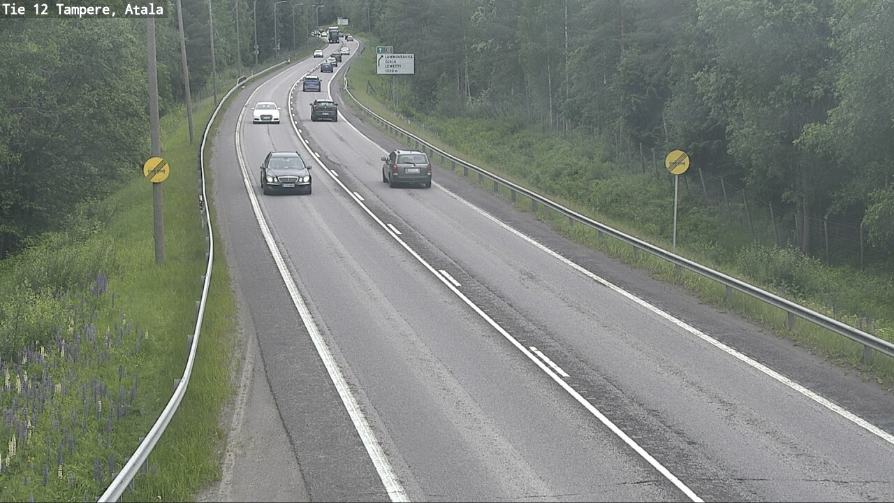 Weather Camera Image Road 12 Tampere, Atala, Tampere, Pirkanmaa