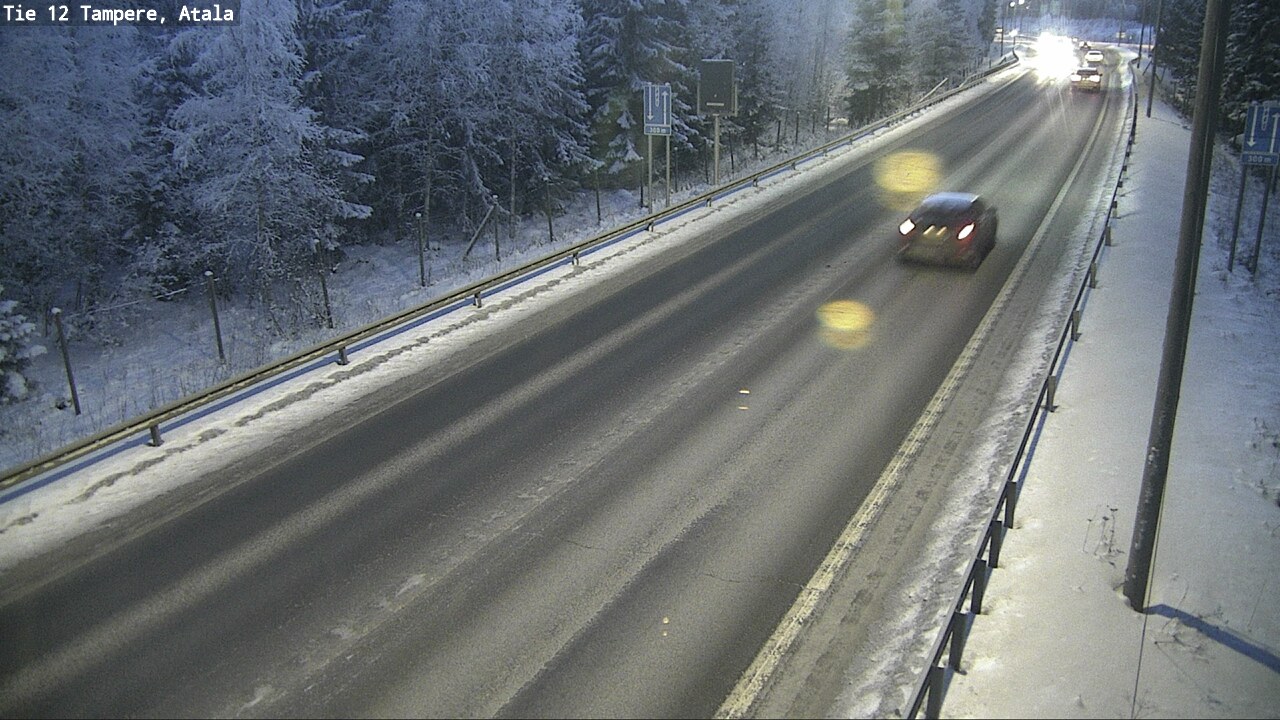 Weather Camera Image Väg 12 Tammerfors, Atala, Tampere, Pirkanmaa