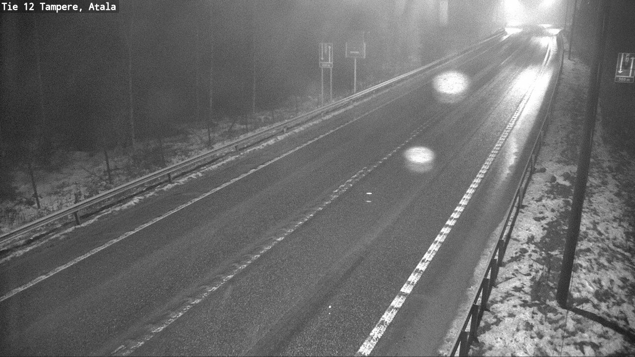 Weather Camera Image Väg 12 Tammerfors, Atala, Tampere, Pirkanmaa