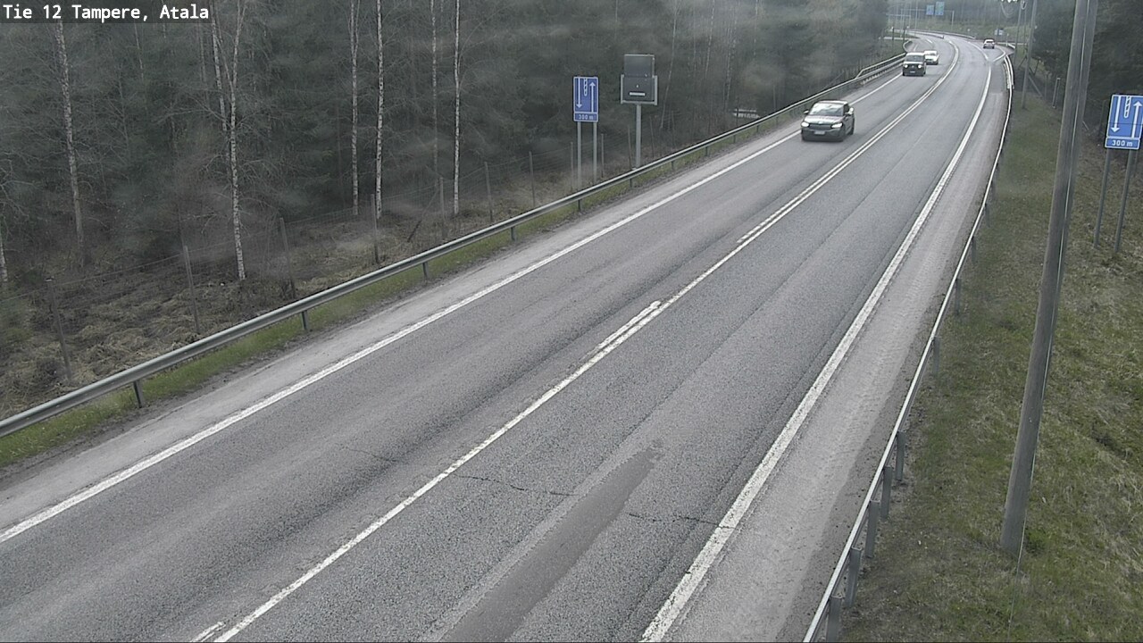 Weather Camera Image Väg 12 Tammerfors, Atala, Tampere, Pirkanmaa