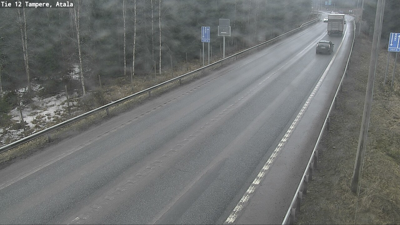 Weather Camera Image Väg 12 Tammerfors, Atala, Tampere, Pirkanmaa