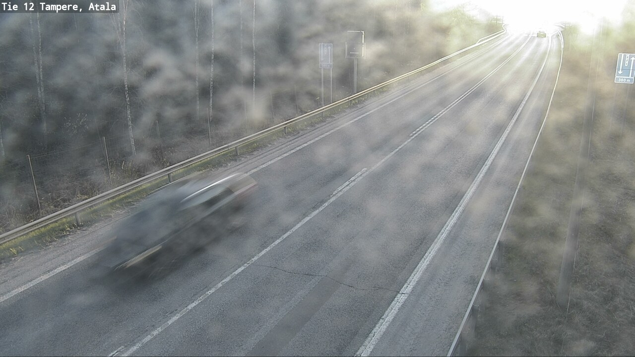 Weather Camera Image Väg 12 Tammerfors, Atala, Tampere, Pirkanmaa