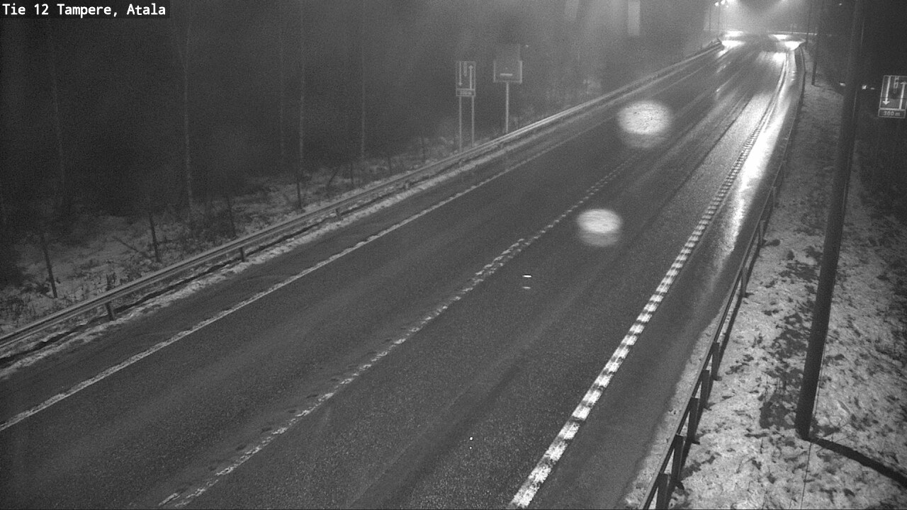 Weather Camera Image Väg 12 Tammerfors, Atala, Tampere, Pirkanmaa