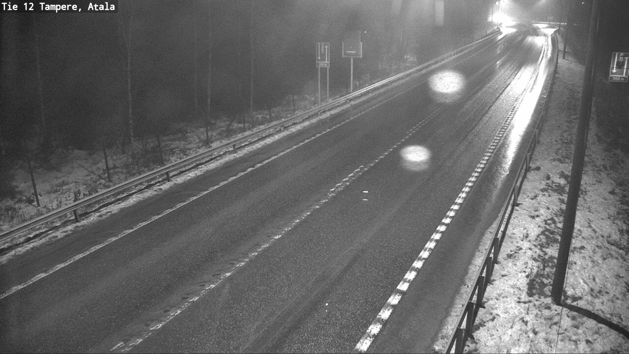 Weather Camera Image Väg 12 Tammerfors, Atala, Tampere, Pirkanmaa
