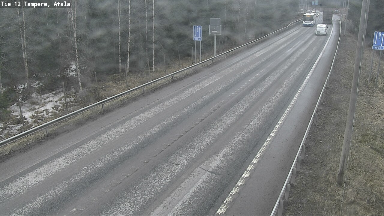 Weather Camera Image Väg 12 Tammerfors, Atala, Tampere, Pirkanmaa