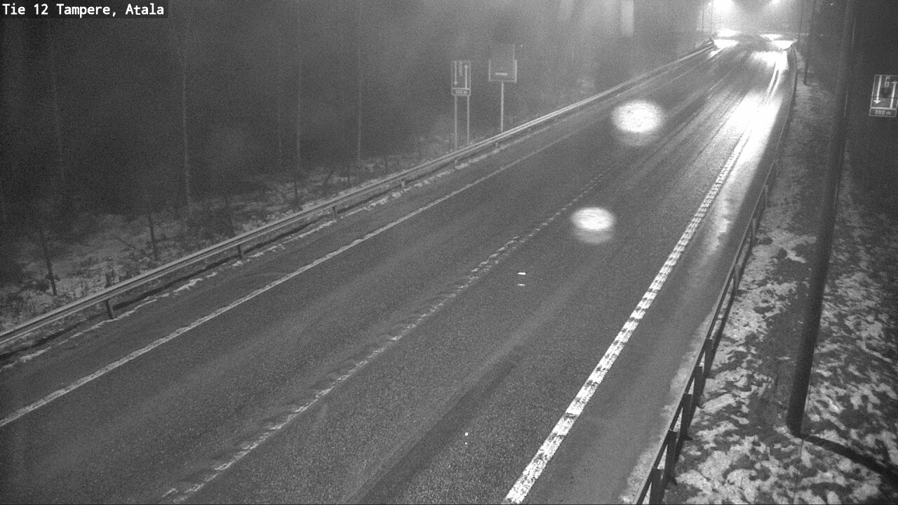 Weather Camera Image Väg 12 Tammerfors, Atala, Tampere, Pirkanmaa