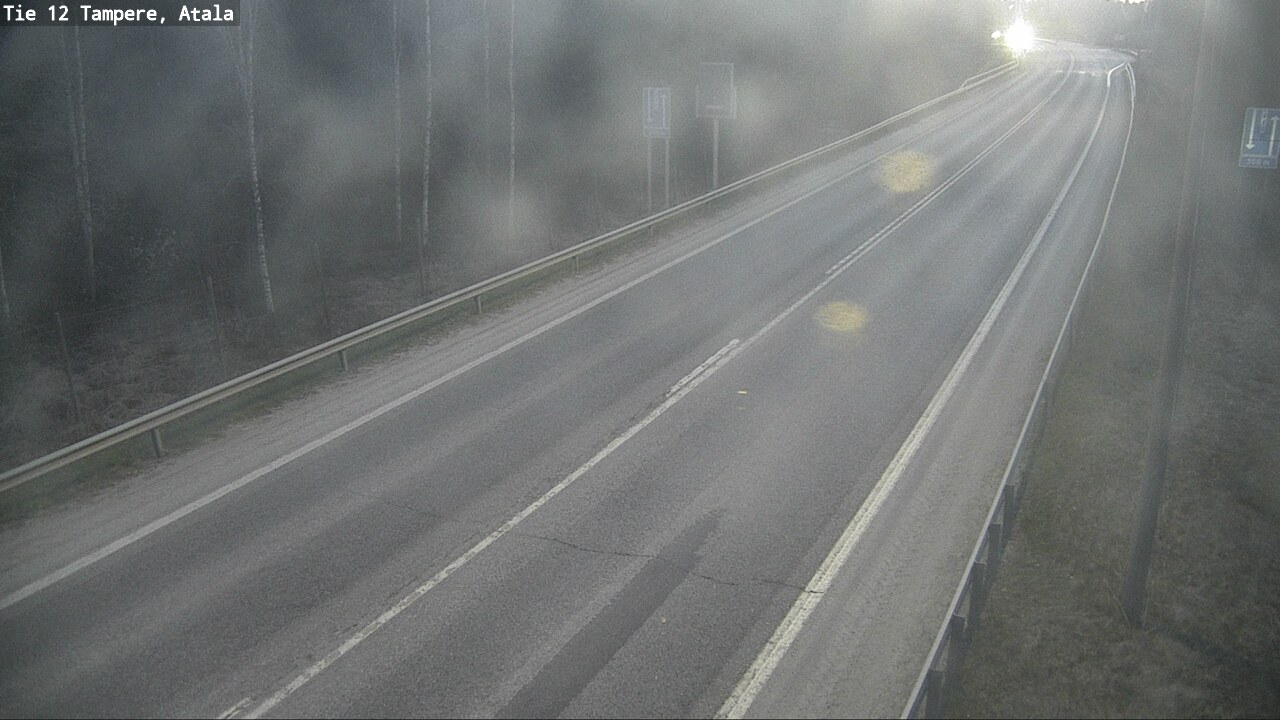 Weather Camera Image Road 12 Tampere, Atala, Tampere, Pirkanmaa