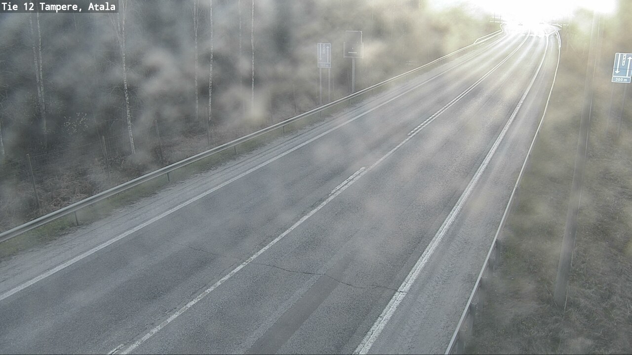 Weather Camera Image Väg 12 Tammerfors, Atala, Tampere, Pirkanmaa