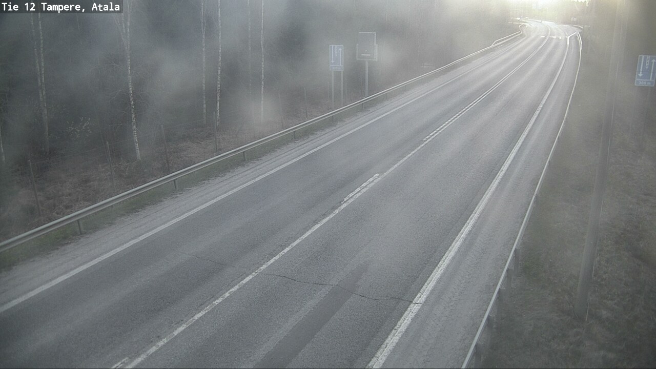 Weather Camera Image Väg 12 Tammerfors, Atala, Tampere, Pirkanmaa