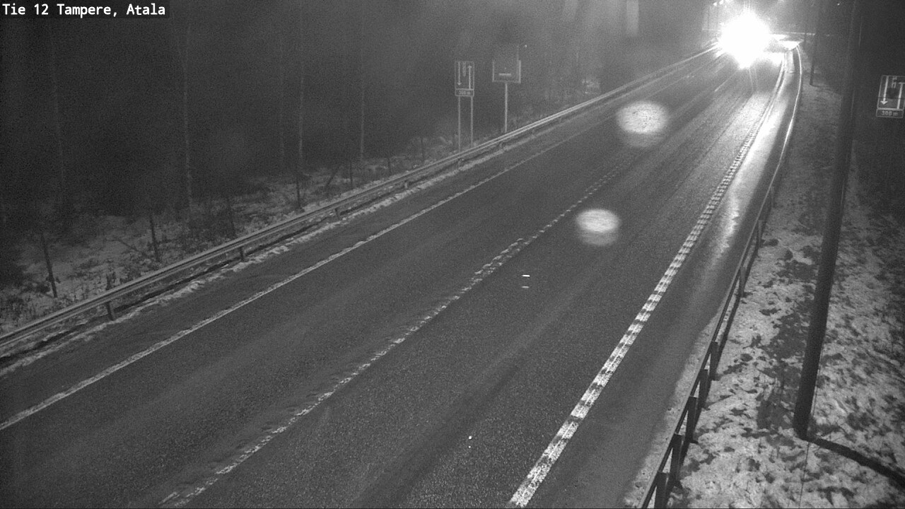 Weather Camera Image Väg 12 Tammerfors, Atala, Tampere, Pirkanmaa