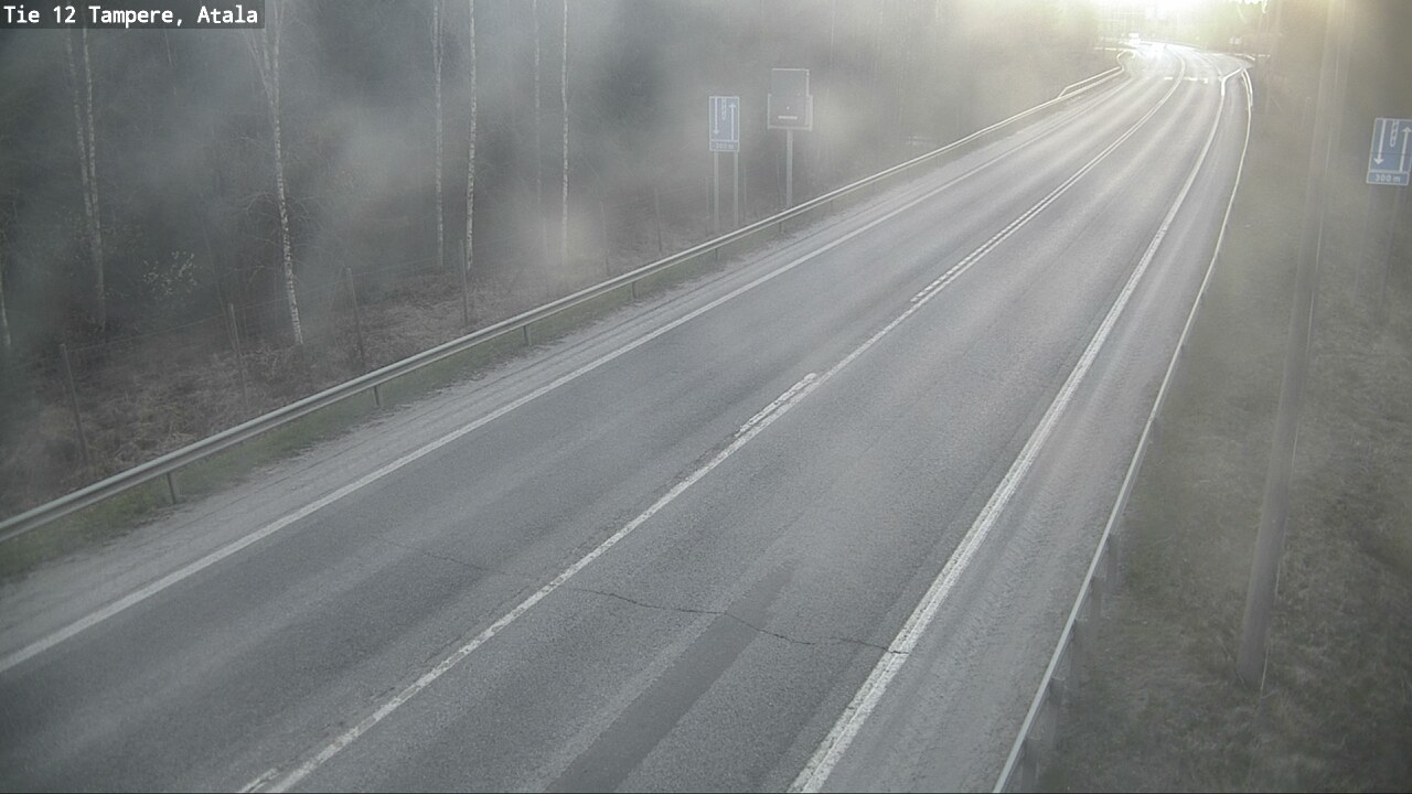 Weather Camera Image Väg 12 Tammerfors, Atala, Tampere, Pirkanmaa