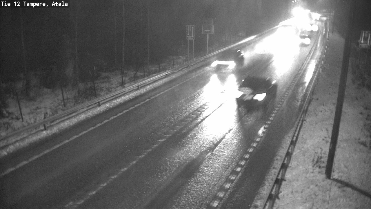 Weather Camera Image Väg 12 Tammerfors, Atala, Tampere, Pirkanmaa
