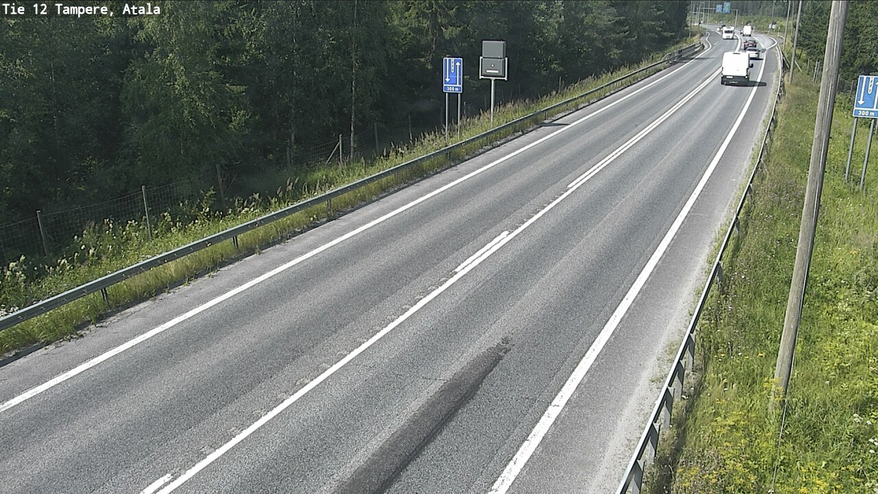 Weather Camera Image Väg 12 Tammerfors, Atala, Tampere, Pirkanmaa
