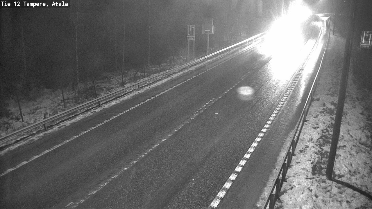 Weather Camera Image Väg 12 Tammerfors, Atala, Tampere, Pirkanmaa