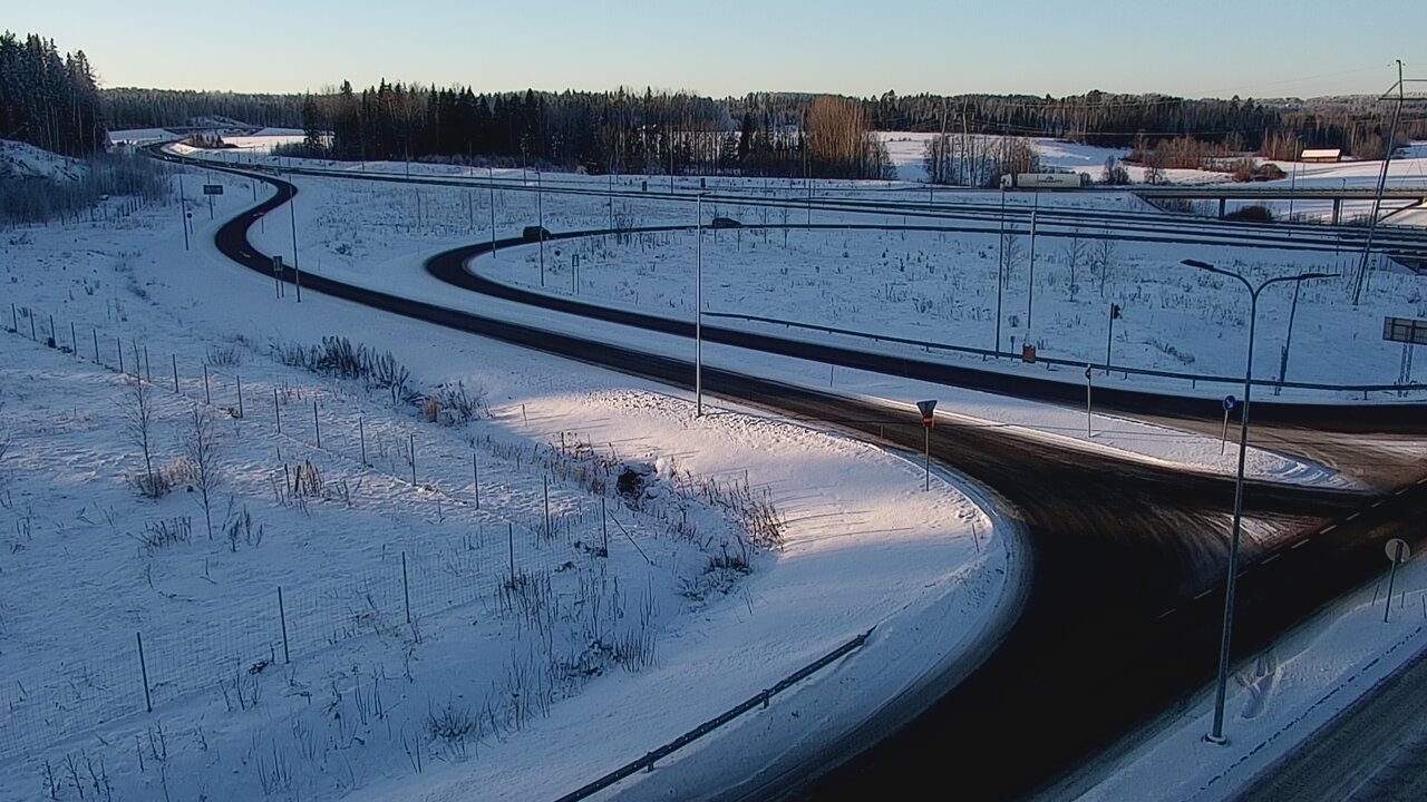 Weather Camera Image Road 12 Lahti, Patomäki, Okeroinen, Puomi, Ramppi, Lahti, Päijät-Häme