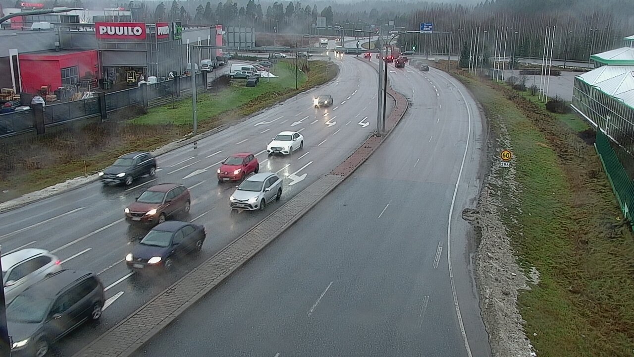 Weather Camera Image Road 167 Lahti, Uudenmaankatu, Lahti, Päijät-Häme