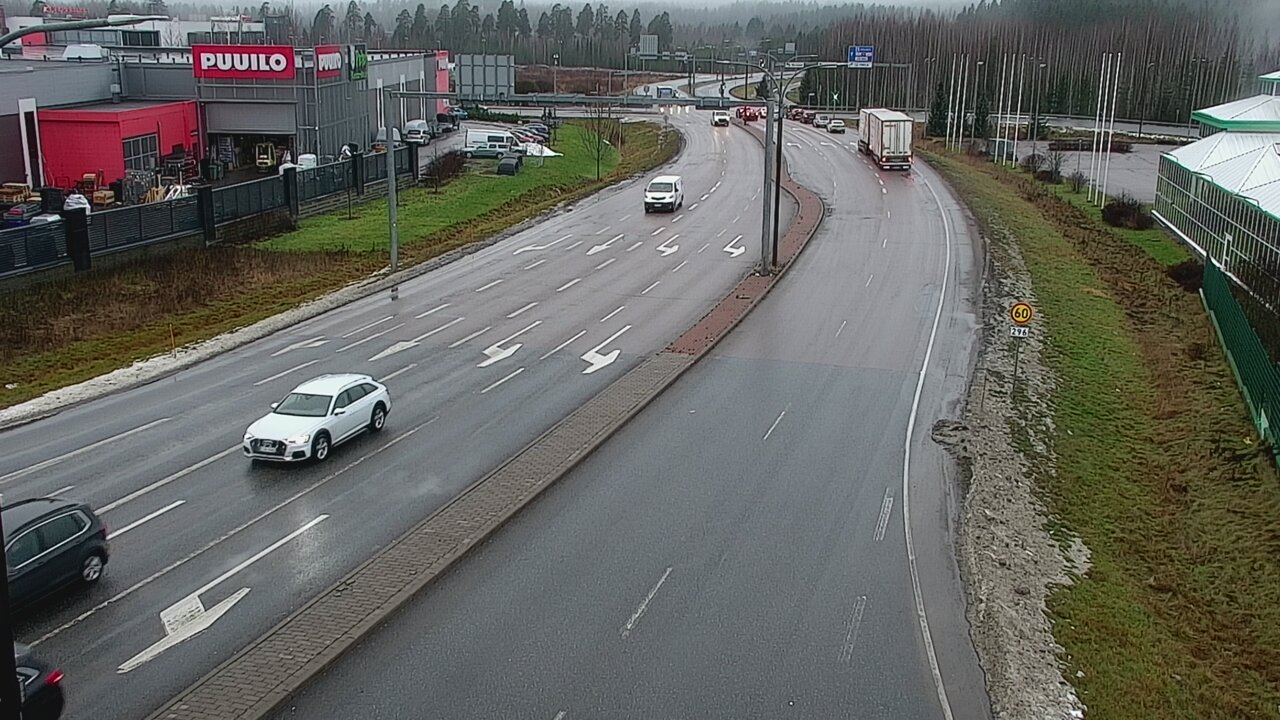 Weather Camera Image Väg 167 Lahtis, Uudenmaankatu, Lahti, Päijät-Häme