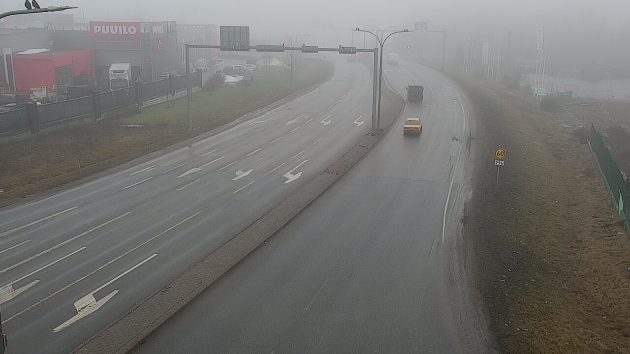 Weather Camera Image Väg 167 Lahtis, Uudenmaankatu, Lahti, Päijät-Häme